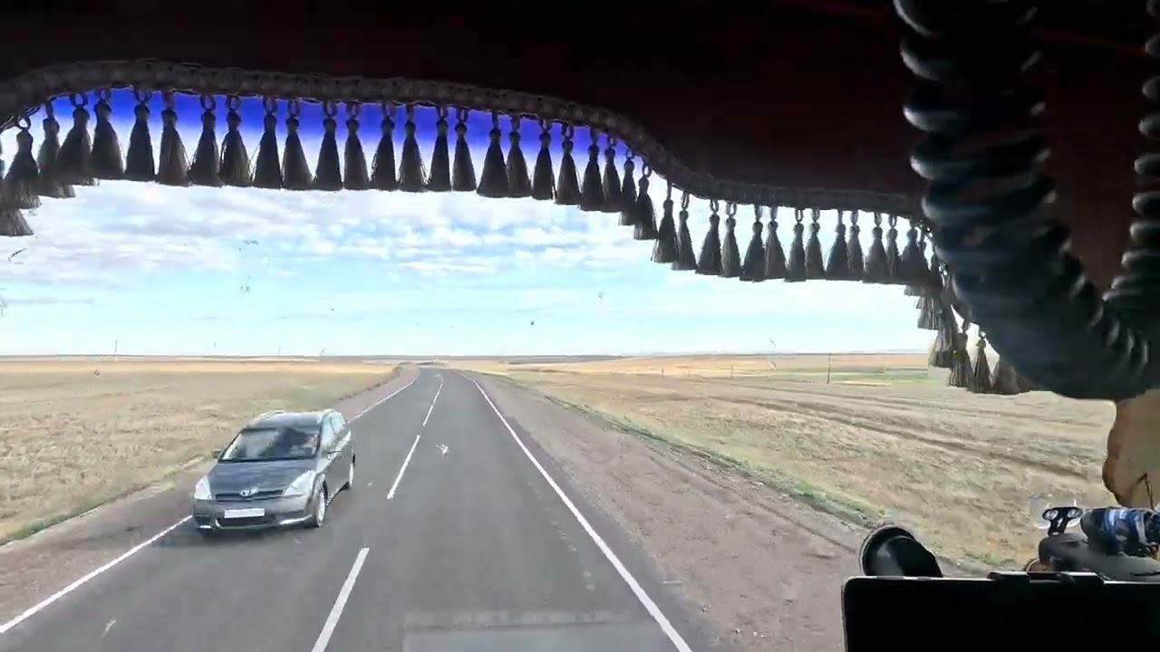 Выехал с Алматы в Чикаго))), прекрасный горад Конаев, на погрузку.