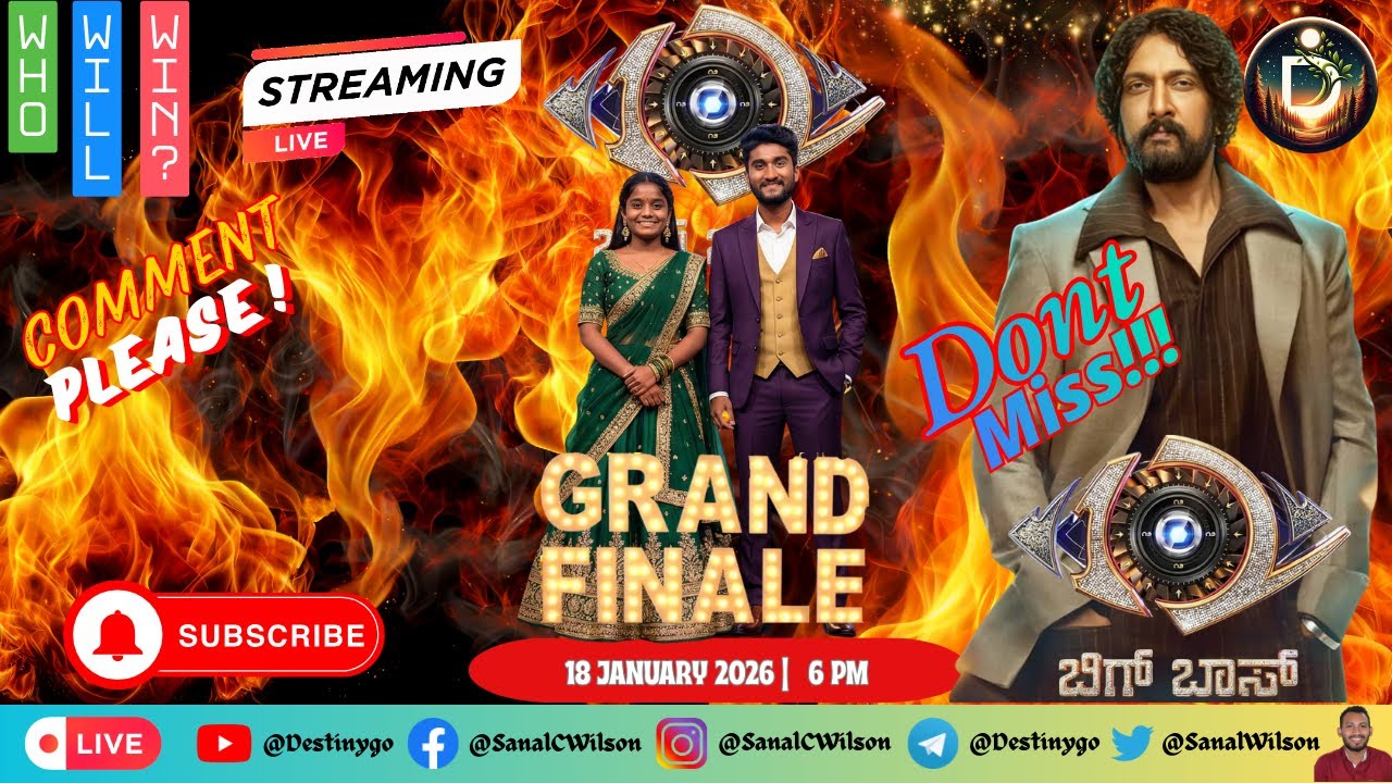 🔴LIVE Grand Finale Bigg Boss Kannada Season 12 