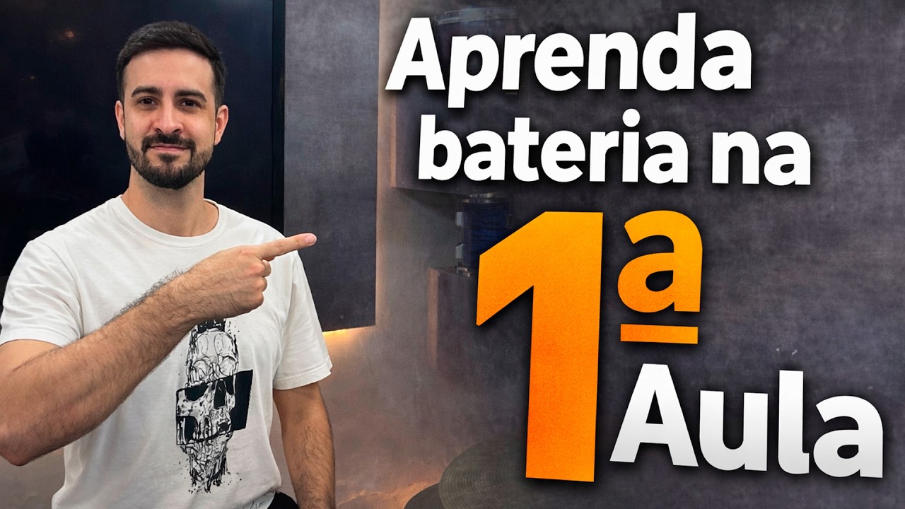Comece na bateria HOJE (mesmo sem saber nada)
