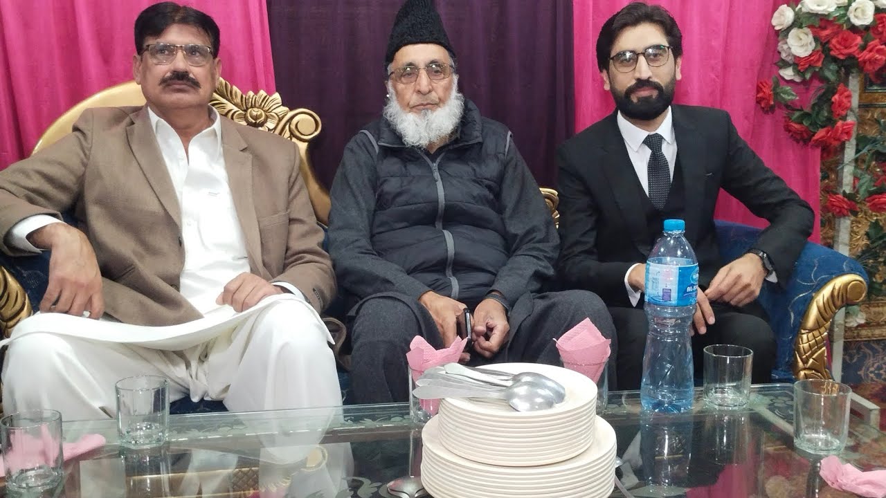 دولت نگر کےحاجی زاھد حسین زرگر کے بیٹے، صداقت حسین،علی شان کے بھائی کامران زرگر کی دعوت ولیمہ