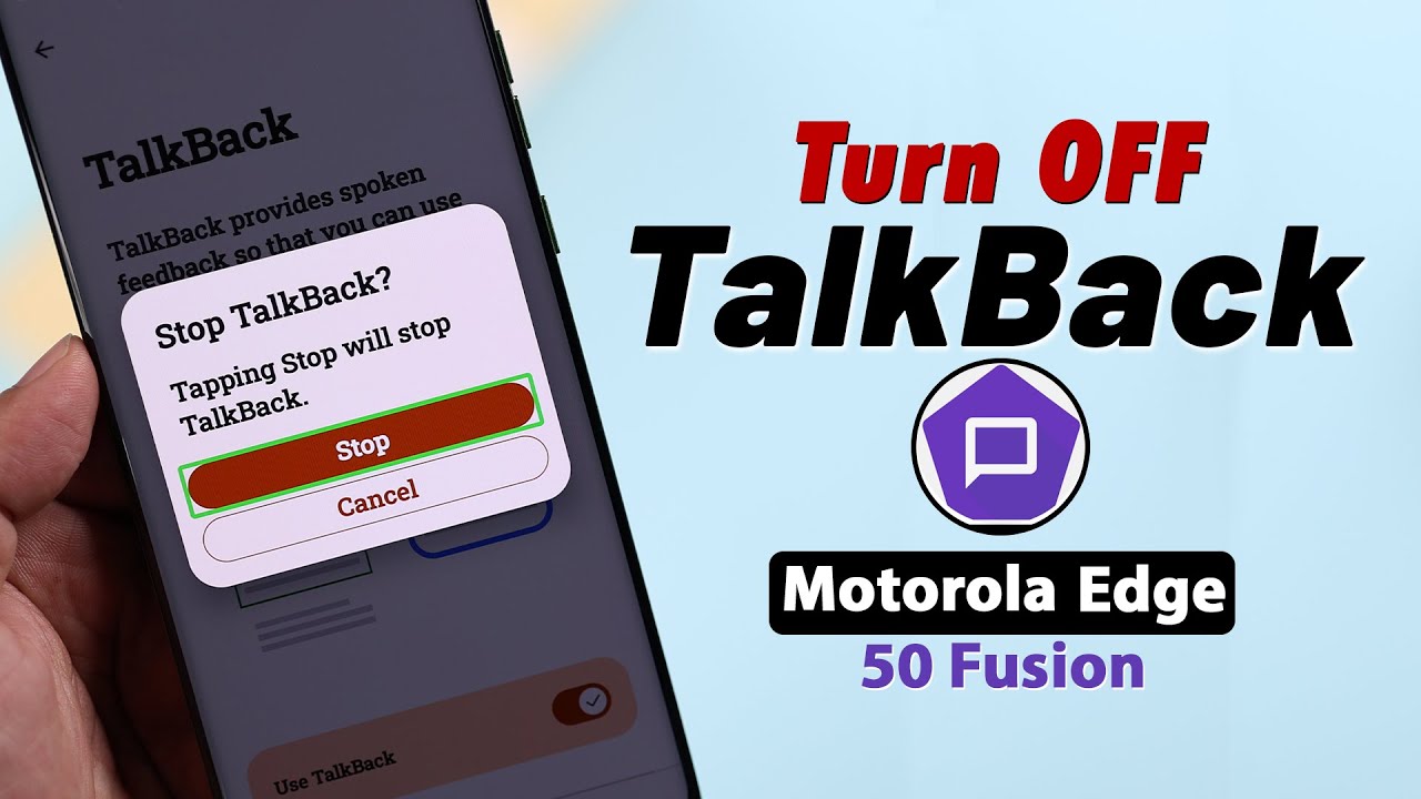 How to Turn Off TalkBack on Motorola Phone! [Disable Voice Assistant]