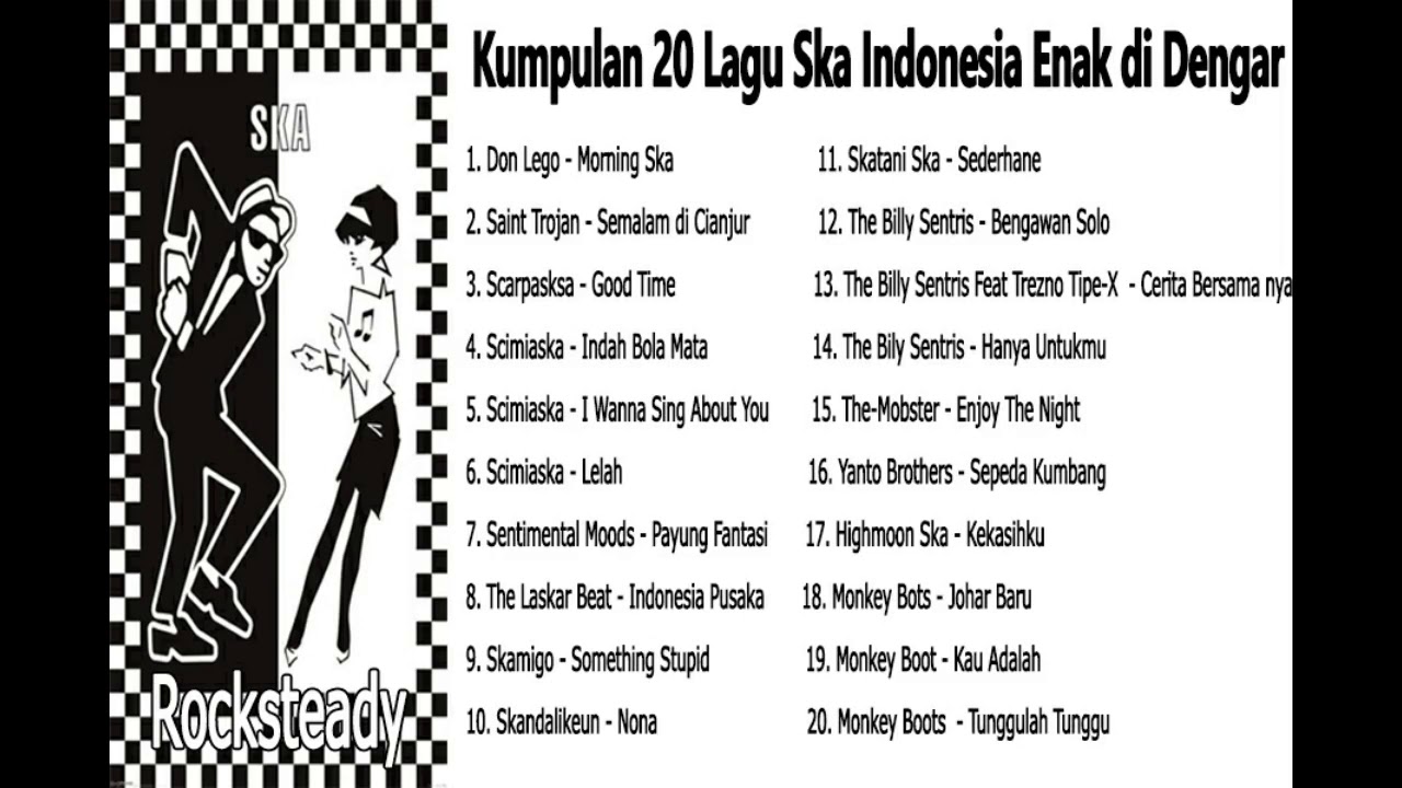 Kumpulan 20 Lagu SKA Indonesia Terbaik Enak di Dengar