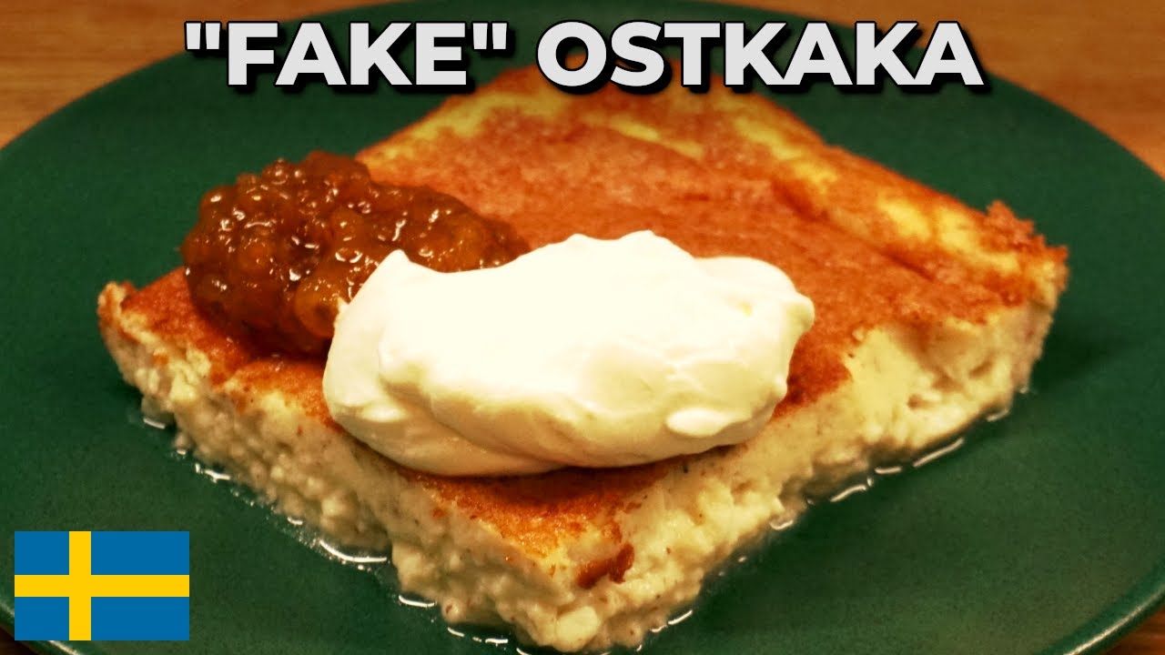 Swedish 'Ostkaka': Cottage Cheese Edition