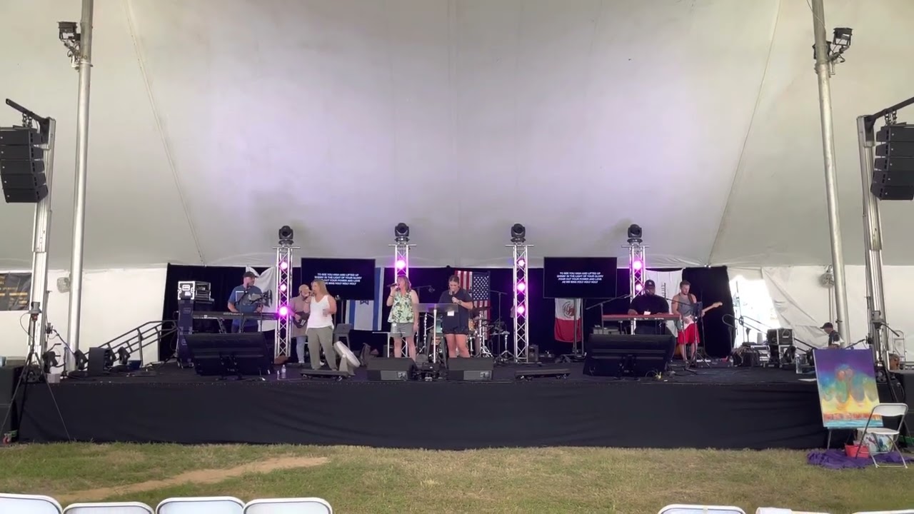 RCF HDL 6 A (5 box arrays) sound check