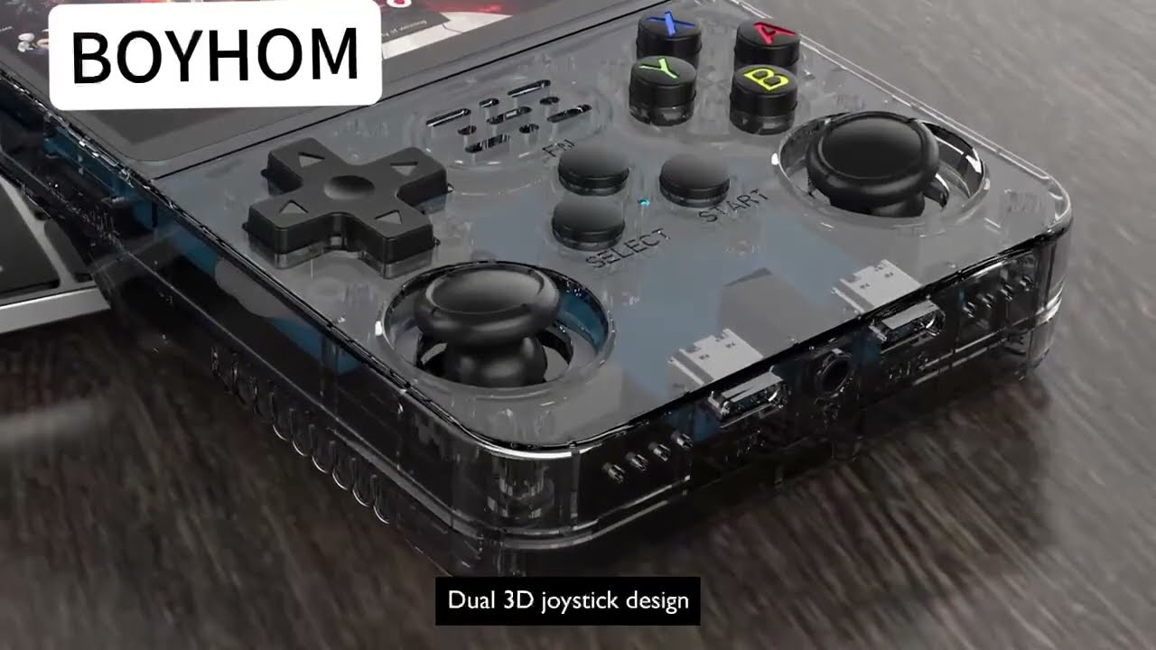 R36S Retro Handheld Gaming Device with Linux Software