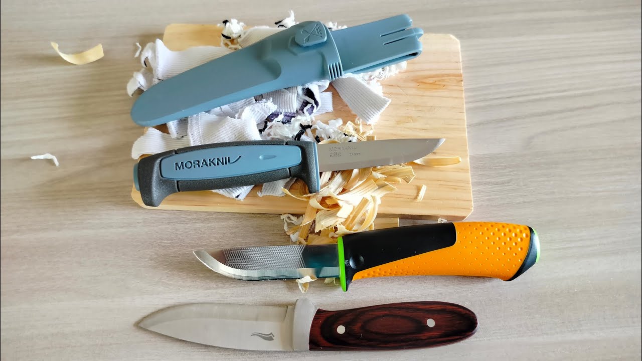 Morakniv 511 2022 Limited Edition vs Fiskars Pro Heavy Duty vs Crivit full tang