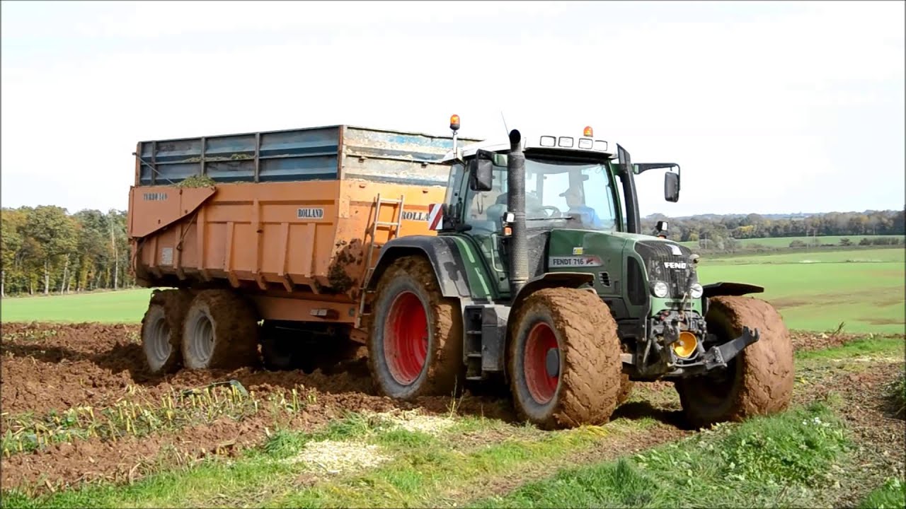 Ensilage de Maïs -  Conditions Difficiles [ Fendt 933 BB, 716 TMS, T7.210 ...etc ]