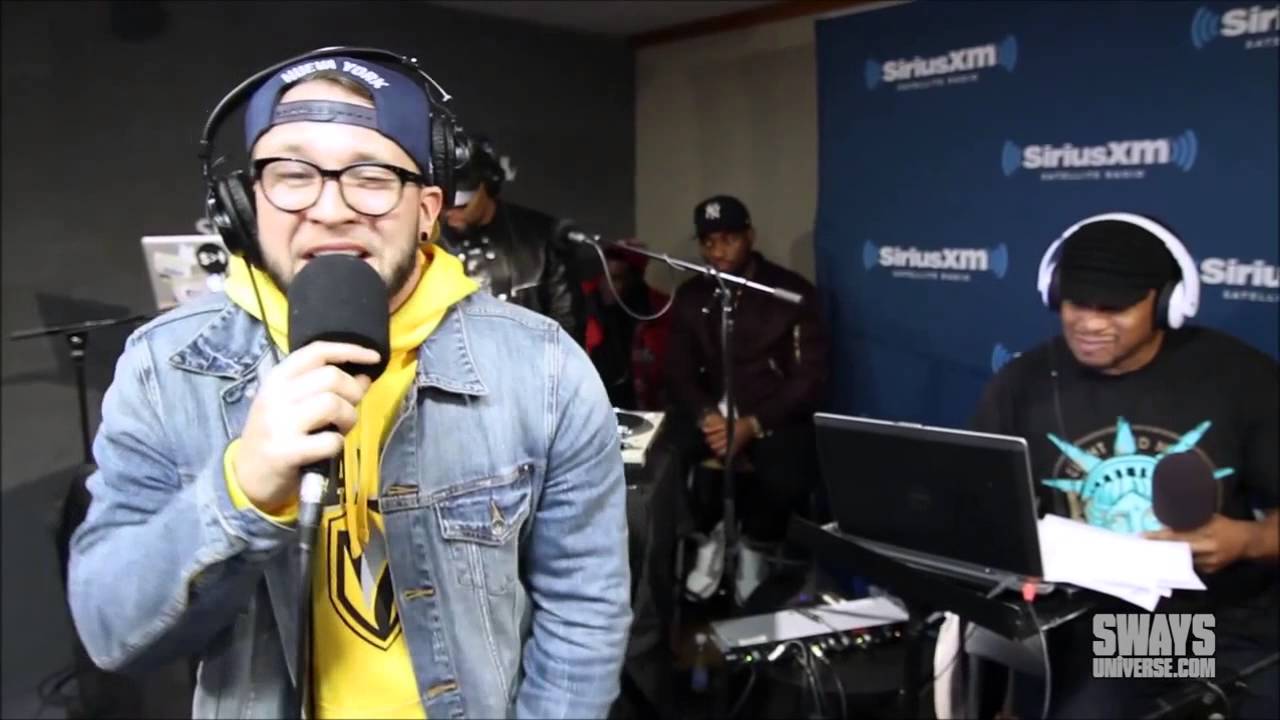 Andy Mineo Freestyles in Sway in the Morning's Doomsday Cypher 2014 (Only Andy's Freestlye)
