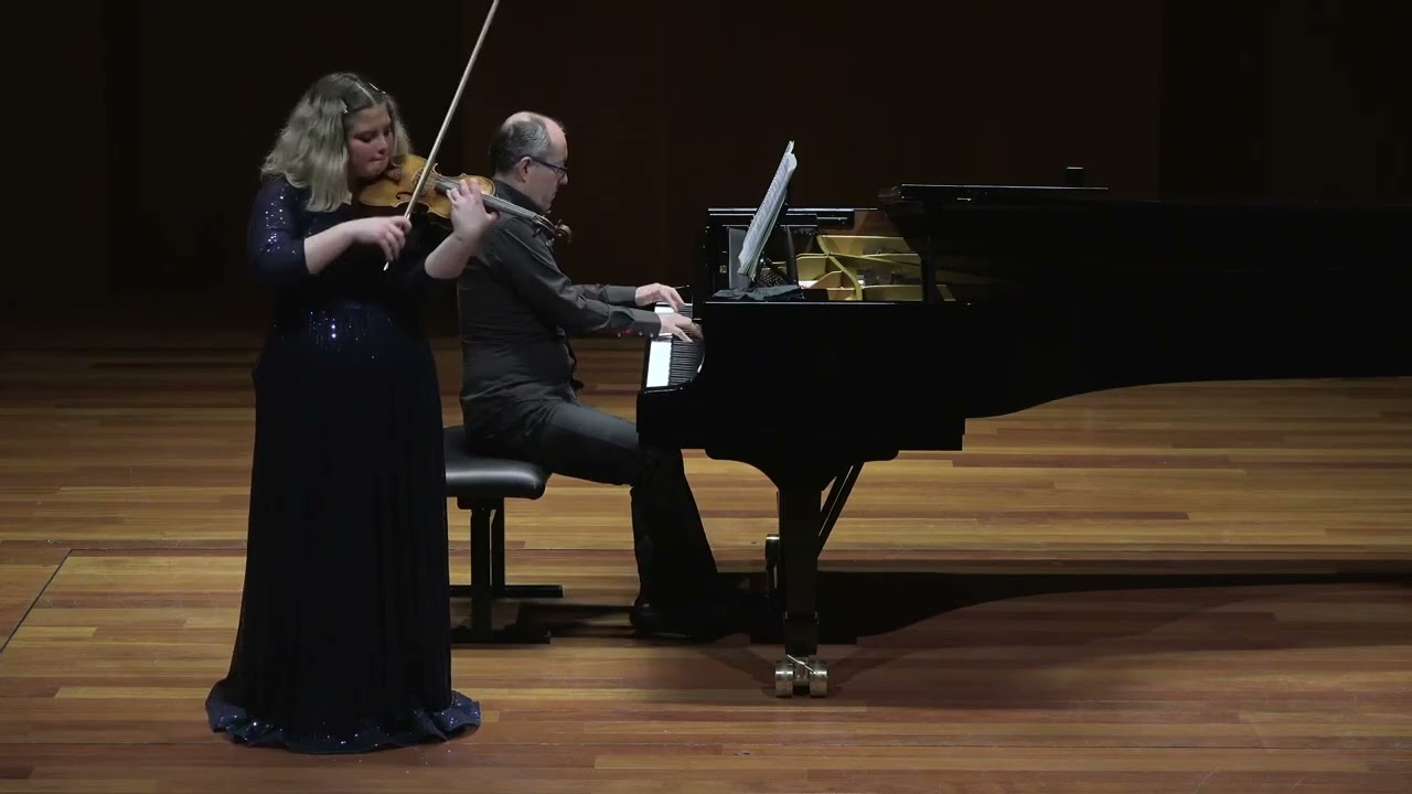 J.Brahms Violin Concerto , 1 mov, Sofie Leifer ( violin), Vadim Gladkov ( piano)