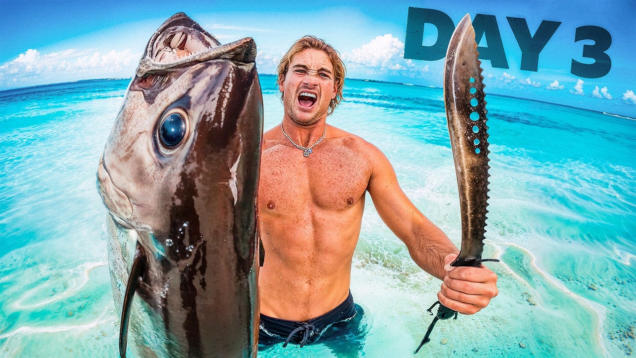Eating ONLY What I CATCH For 3 DAYS (Uncharted Islands)