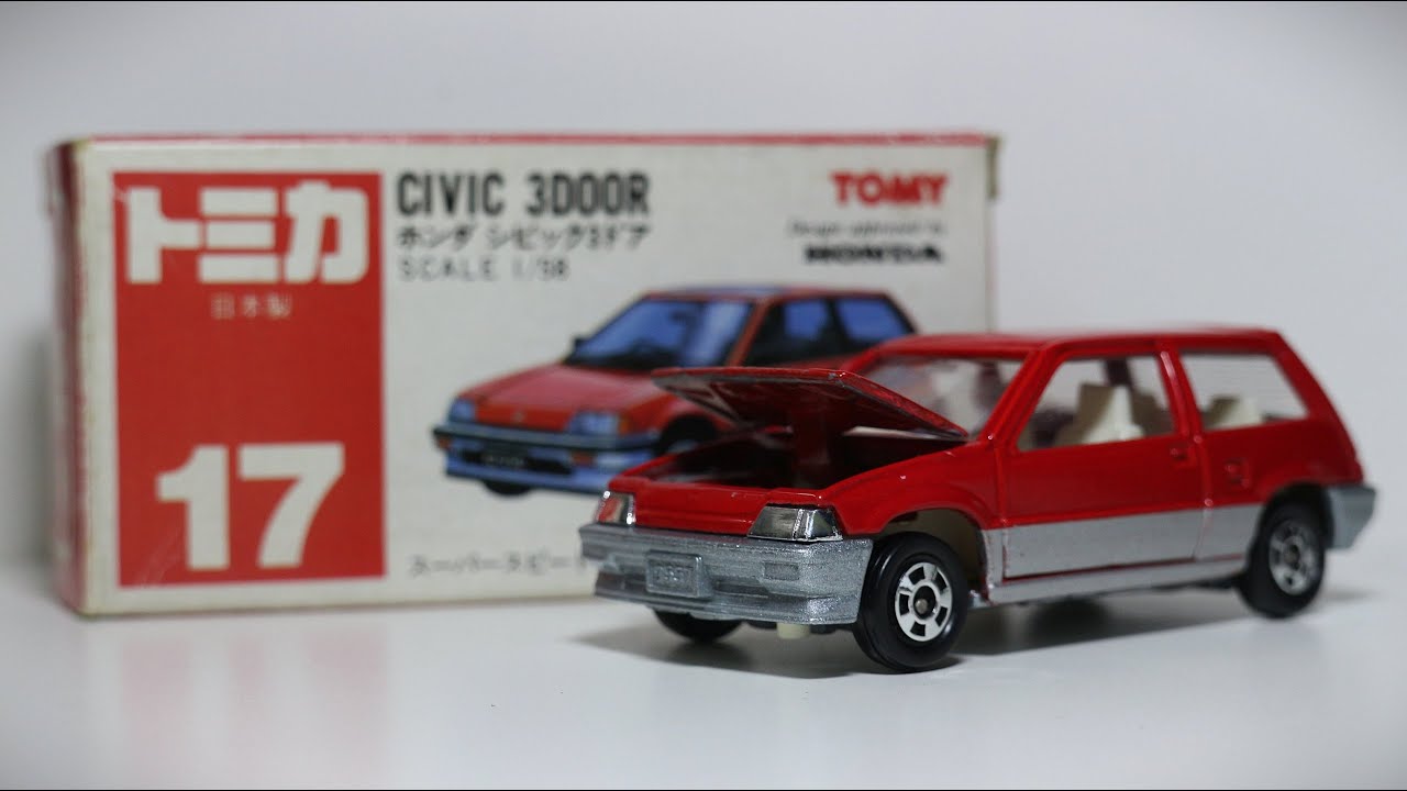 (日製)(絕版)Tomica unboxing no.17 Honda Civic 3door