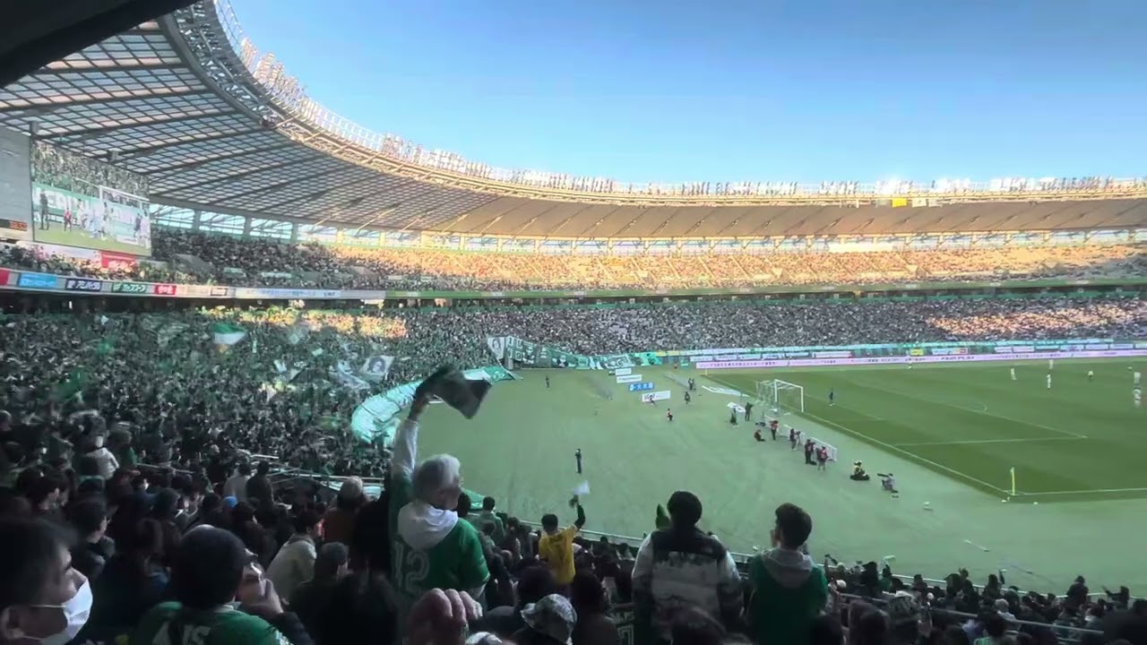 ✳️Ajinomoto Stadium erupts after Tokyo Verdy Goal!❇️