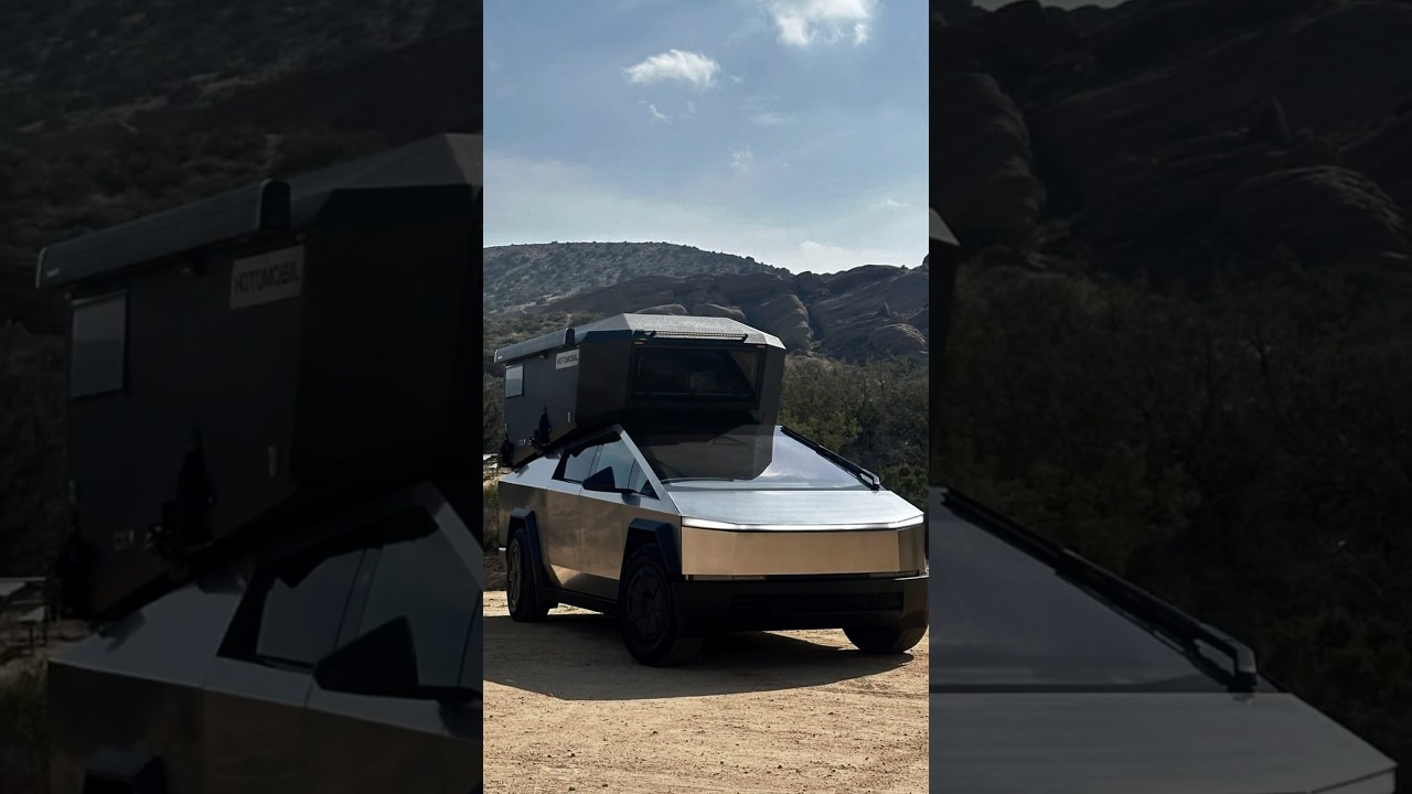 New Hotomobil Cyberglad - Camper for Tesla Cybertruck