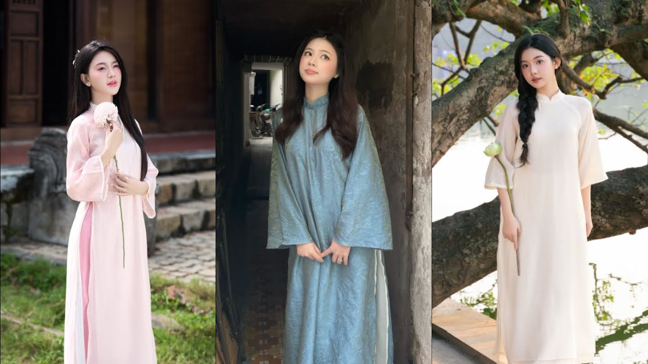 Tổng Hợp STYLE - OUTFIT ( áo dài )của các idol tiktok 7 || Hải Yến -ya #aodai #xh #outfit #tiktok 
