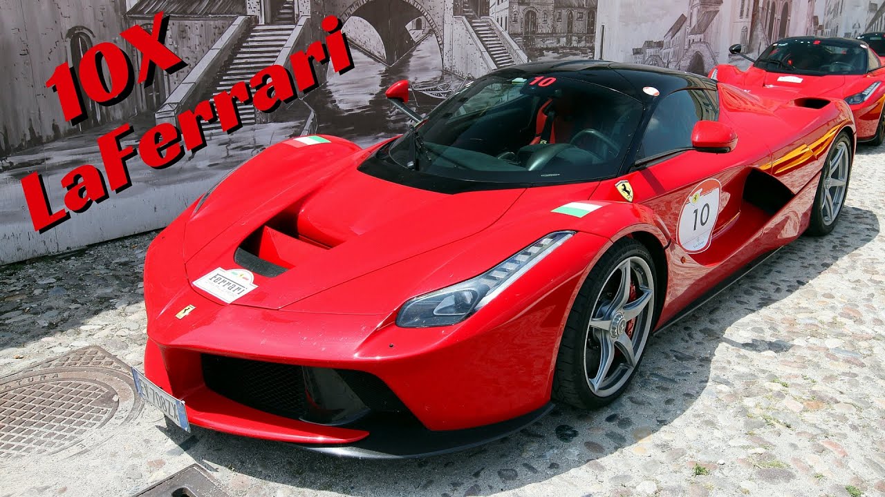 10x Ferrari LaFerrari - Cavalcade 2016