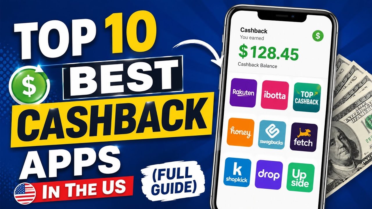 Top 10 Best Cashback Apps in the US (2026 Full Guide) | Earn Free Money & Rewards