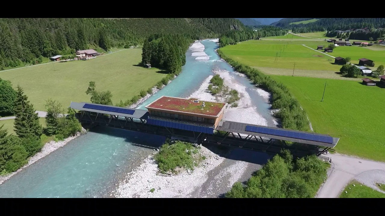 Lechtal / Tirol - Elmen Naturparkhaus Klimmbrücke Aerial Shots - DJI Phantom 4
