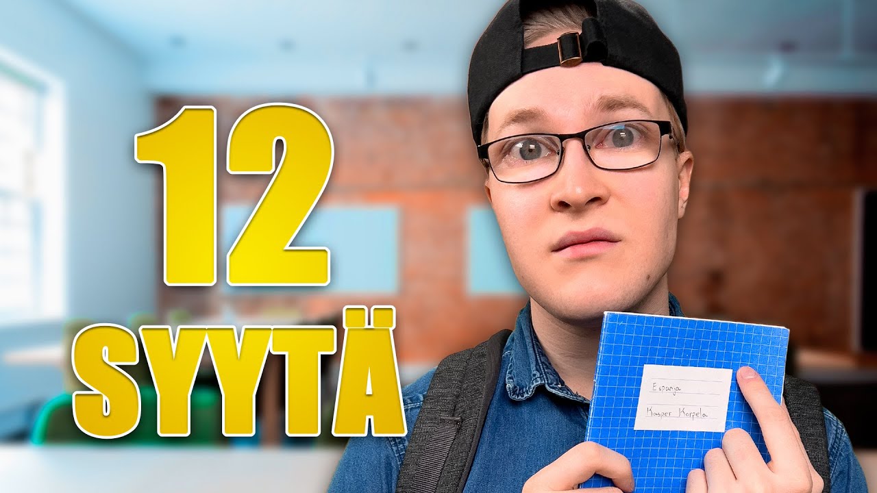 12 SYYTÄ MIKSET TEHNYT LÄKSYJÄ