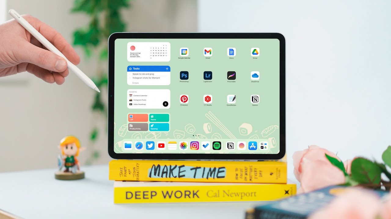 Настройка главного экрана моего УЛЬТРАПРОДУКТИВНОГО iPad