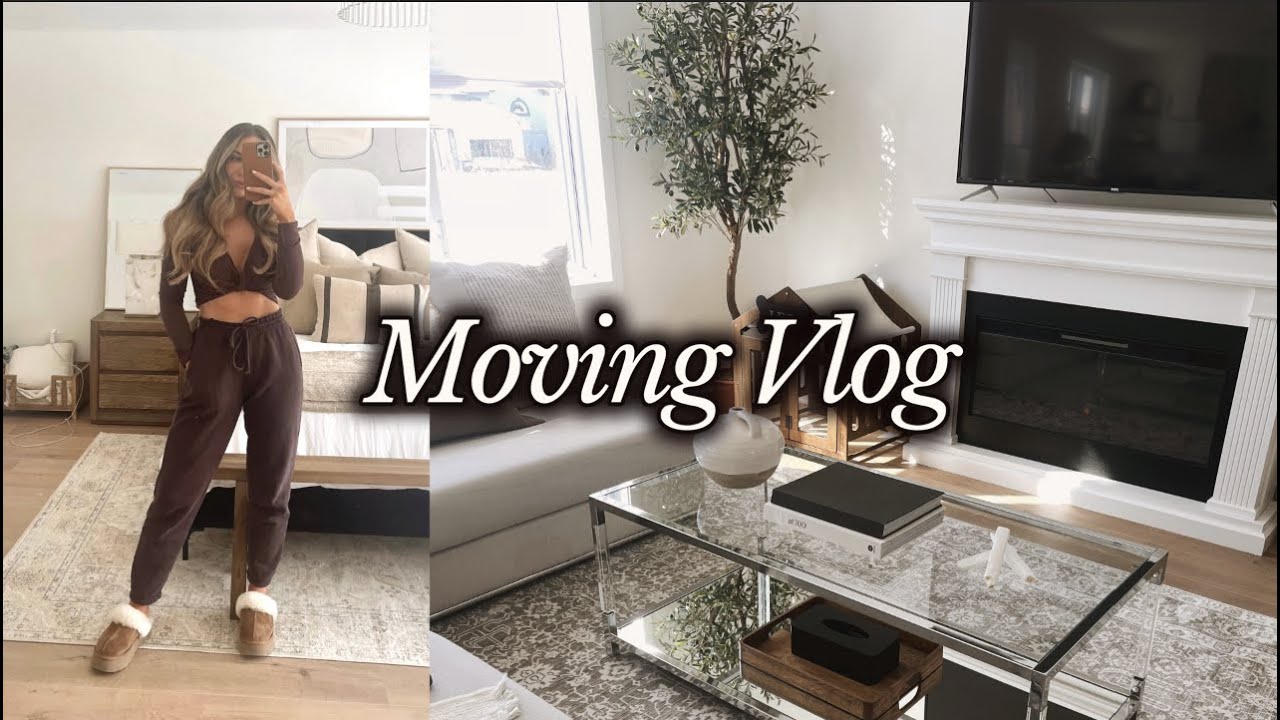 MY MOVING VLOG! Pack & Unpack with me!! + Abercrombie haul