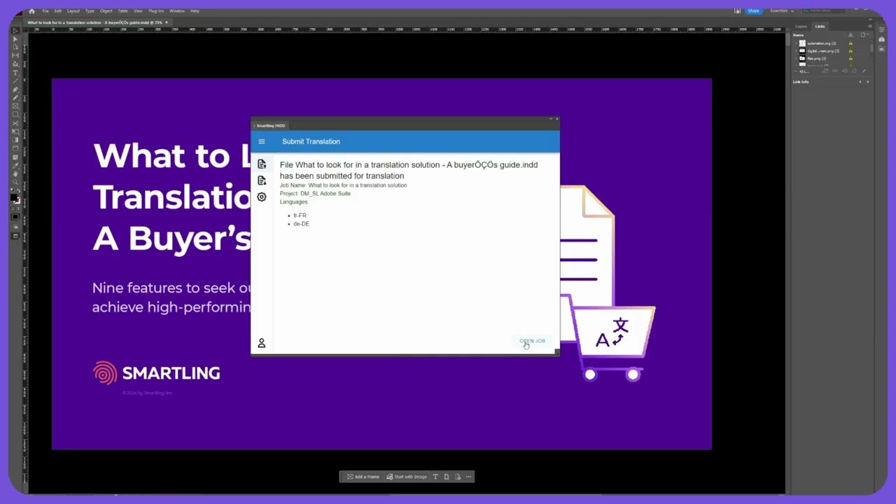 Smartling Adobe InDesign Connector | Smartling Integrations