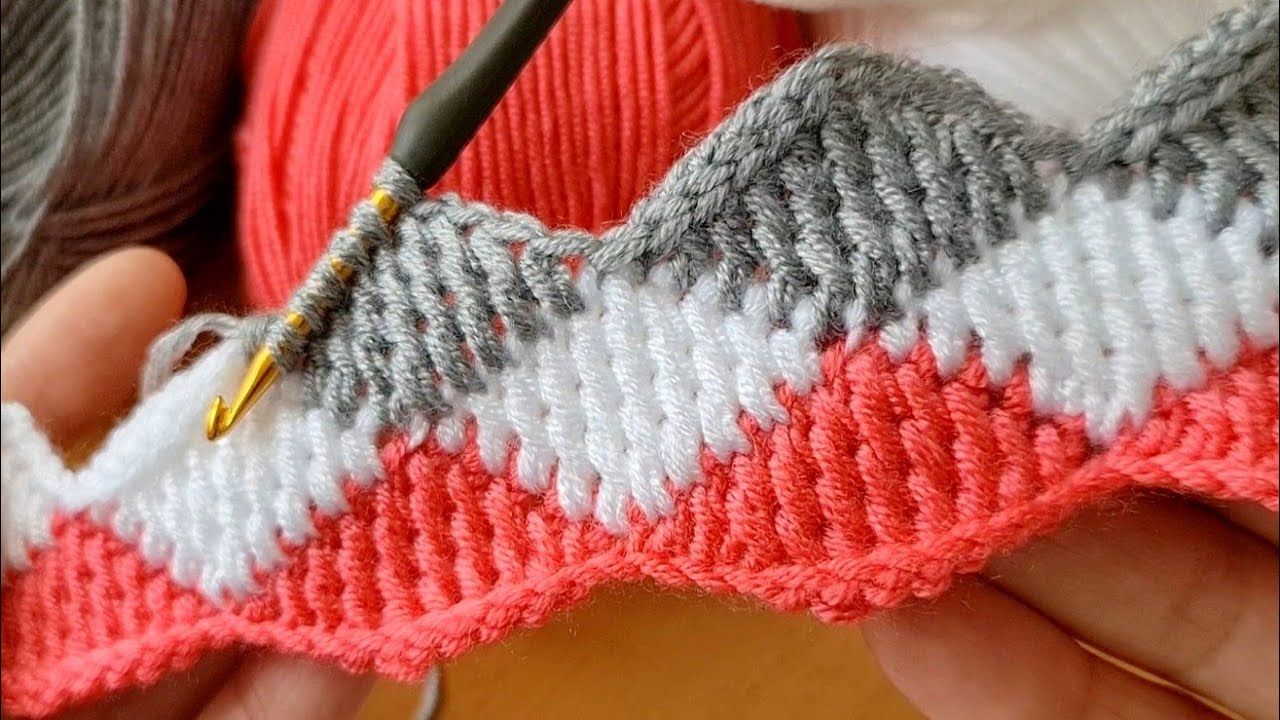 Super Easy Tunisian Knitting Crochet beybi blanket