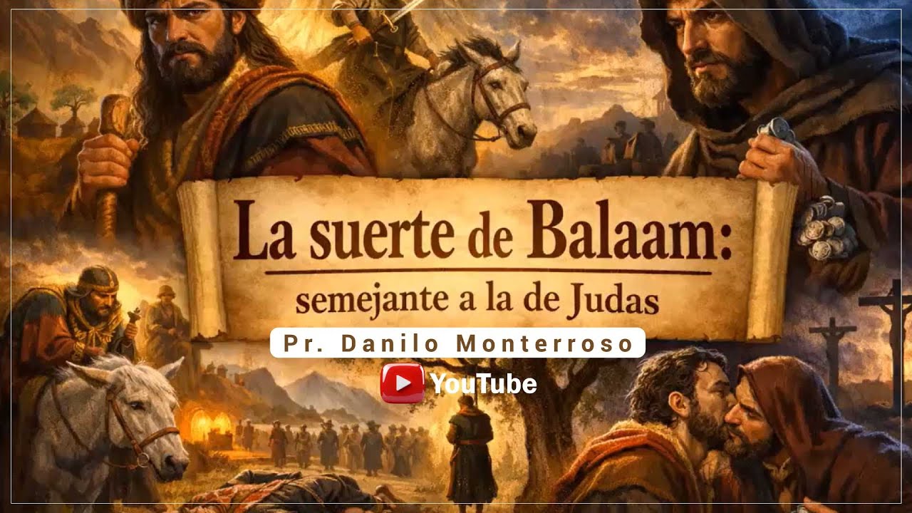 LA SUERTE DE BALAAM SEMEJANTE  A LA DE JUDAS - Pr. Danilo Monterroso