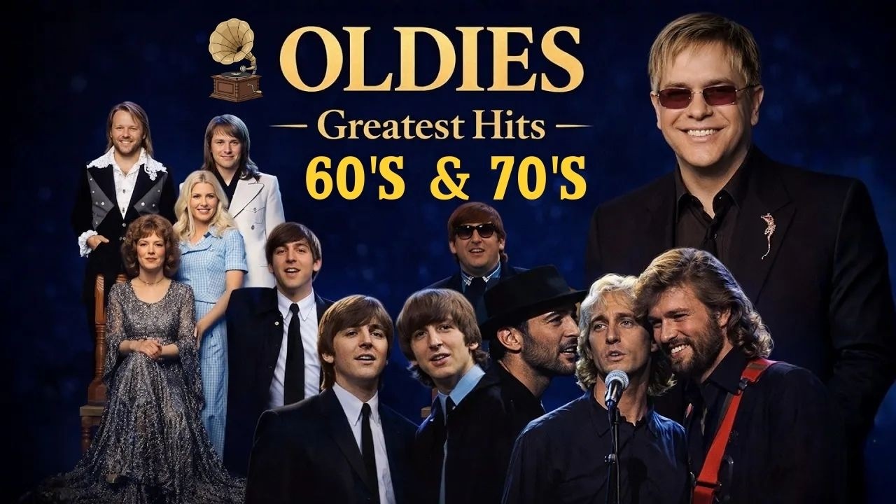 The Greatest 70s Hits: ABBA, The Beatles, Queen, Elvis 🎙🎼Top Oldies Hits from the 60s & 70s