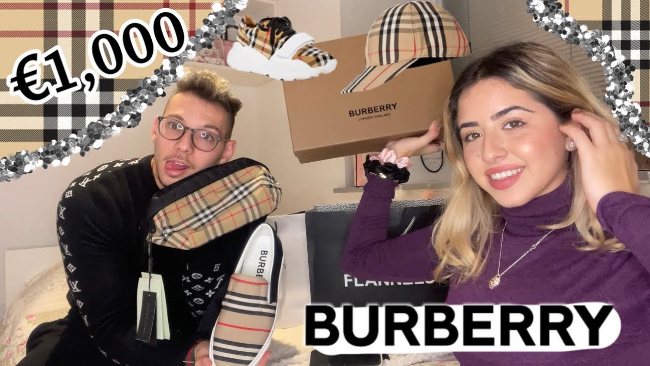 A very BURBERRY shopping day with my Boyfriend + HAUL~Anastasia Hat