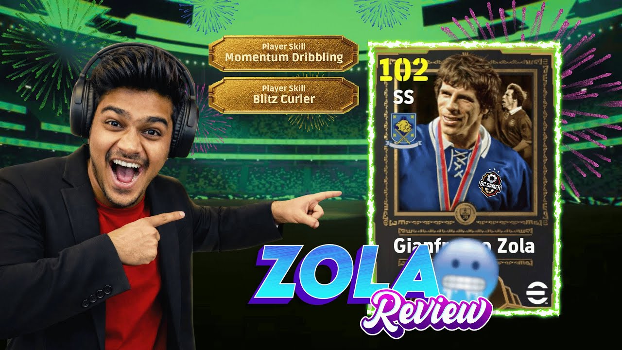 gianfranco zola Best Blitz curler🔥 in the Game ?Gameplay Review 👺||EFOOTBALL Tamil 🔴