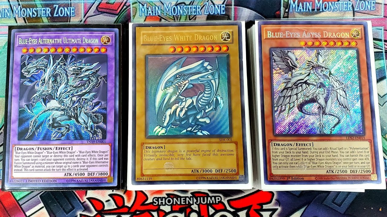 Blue Eyes Dragon Deck Profile 2021 New Support Post Legendary Duelist Season 2 with Combo