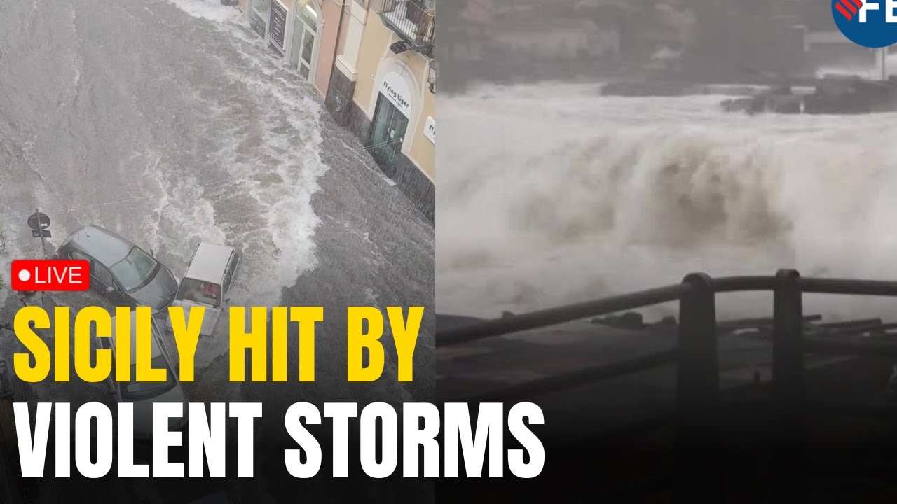 Catania Storm LIVE: Red Alert in Sicily as Storms Bring Flooding, Evacuations, School Closures