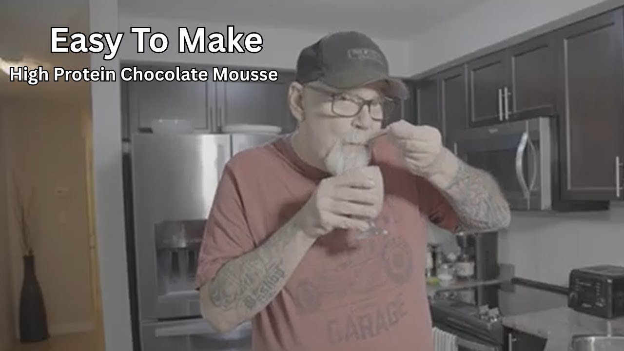 Easy To Make High Protein Chocolate Mousse