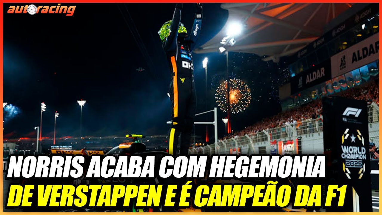 LANDO NORRIS &Eacute; CAMPE&Atilde;O DA F&Oacute;RMULA 1 2025 MESMO COM VERSTAPPEN VENCENDO A CORRIDA!!