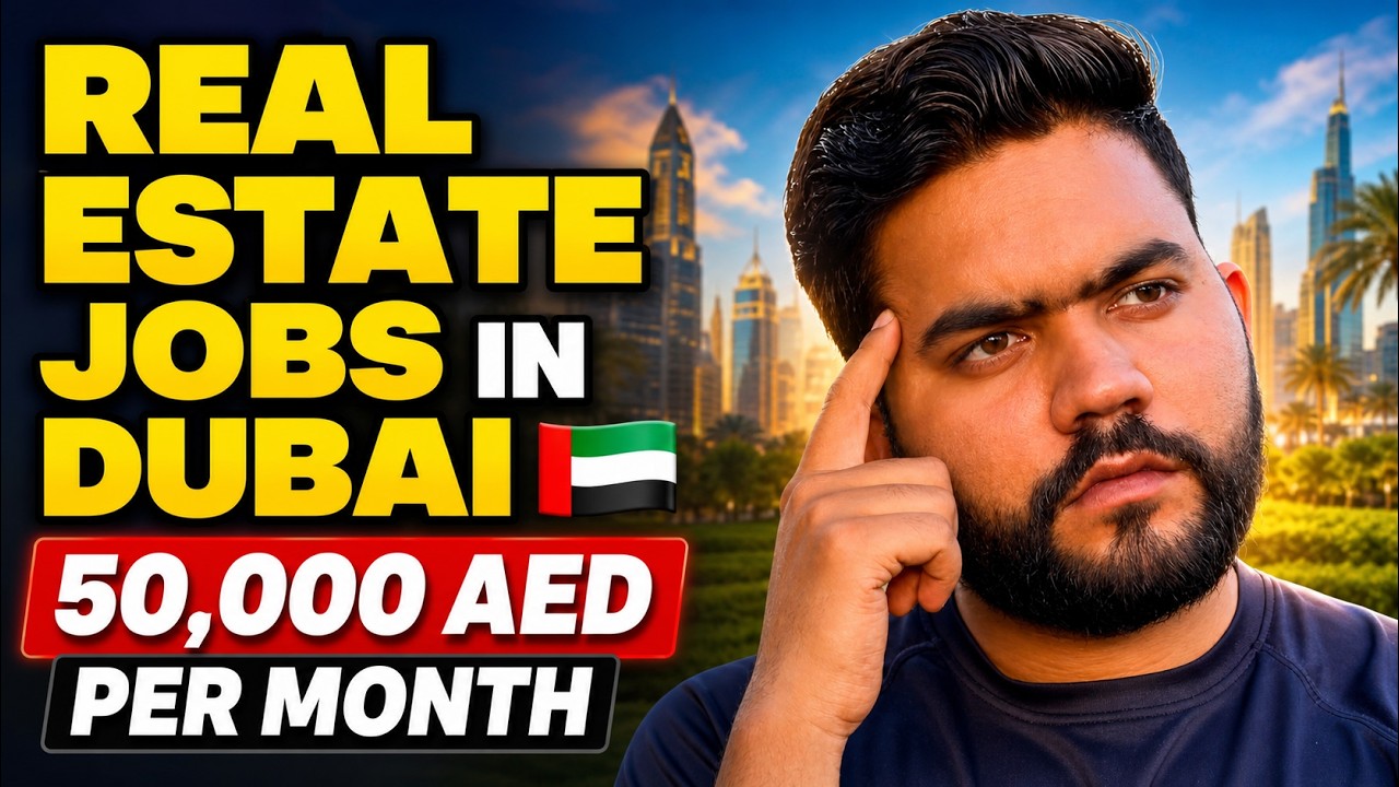 Real Estate Jobs in Dubai 🇦🇪 | Salary, Requirements & Reality (2026 Guide)
