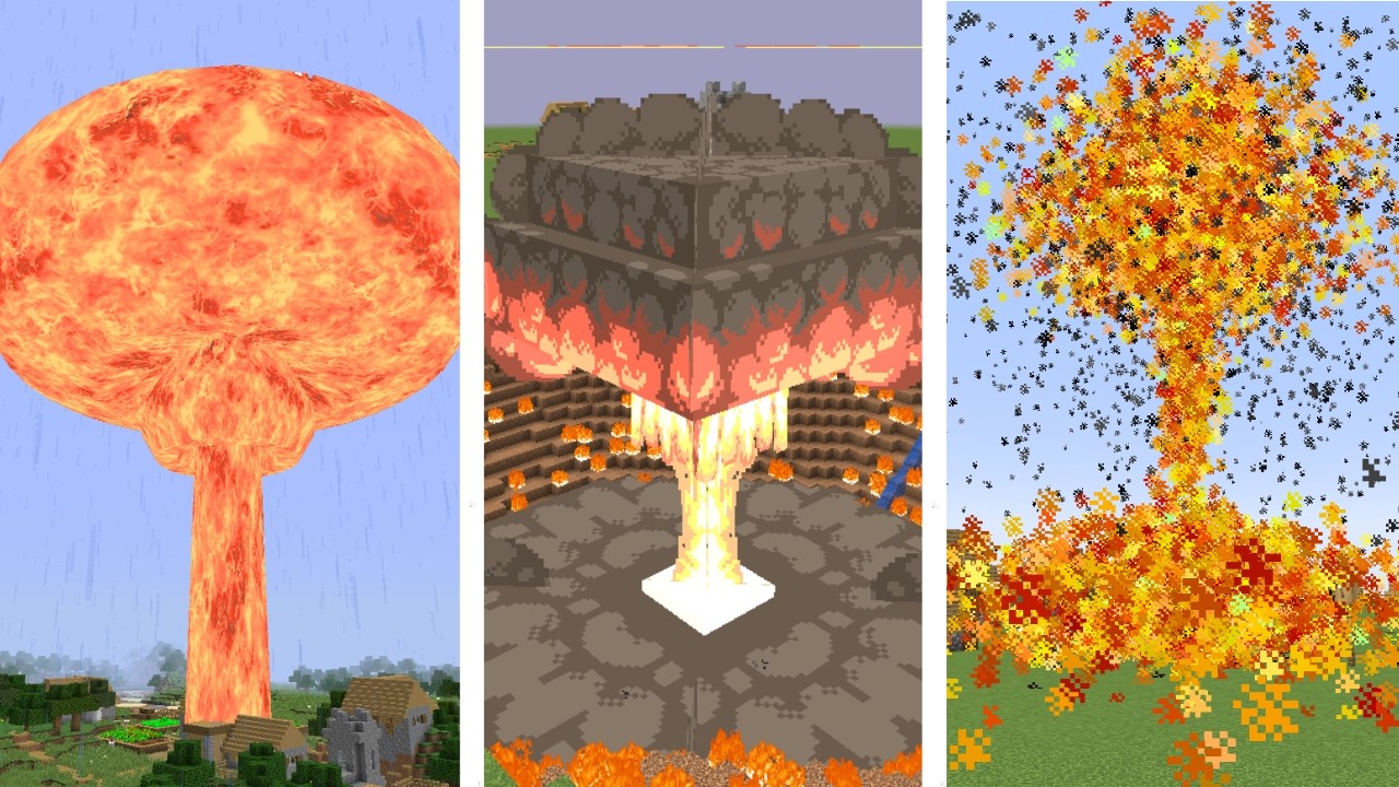 testing every nuke from all mods in minecraft