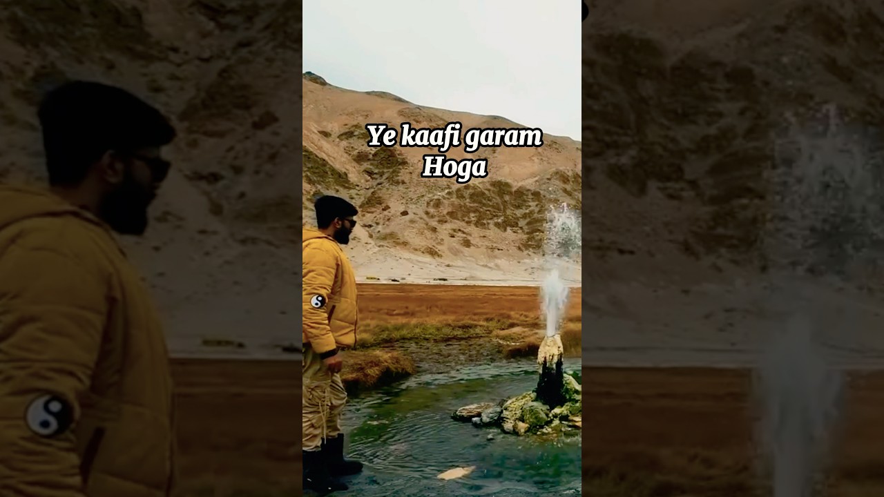 Most powerful Geothermal site of India🔥 Puga Hot Spring Ladakh