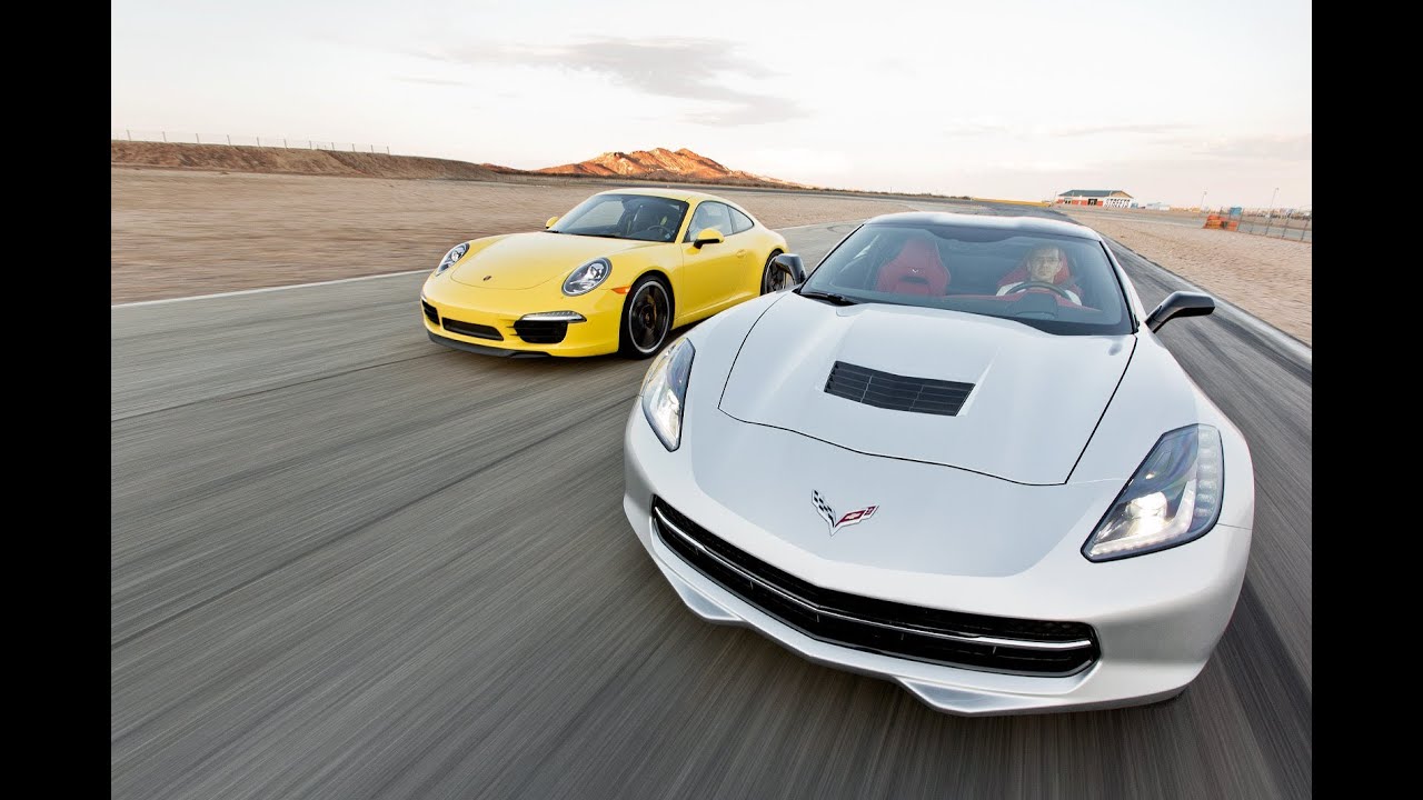 2014 Chevy Corvette Stingray vs 2013 Porsche 911 | Track Tested
