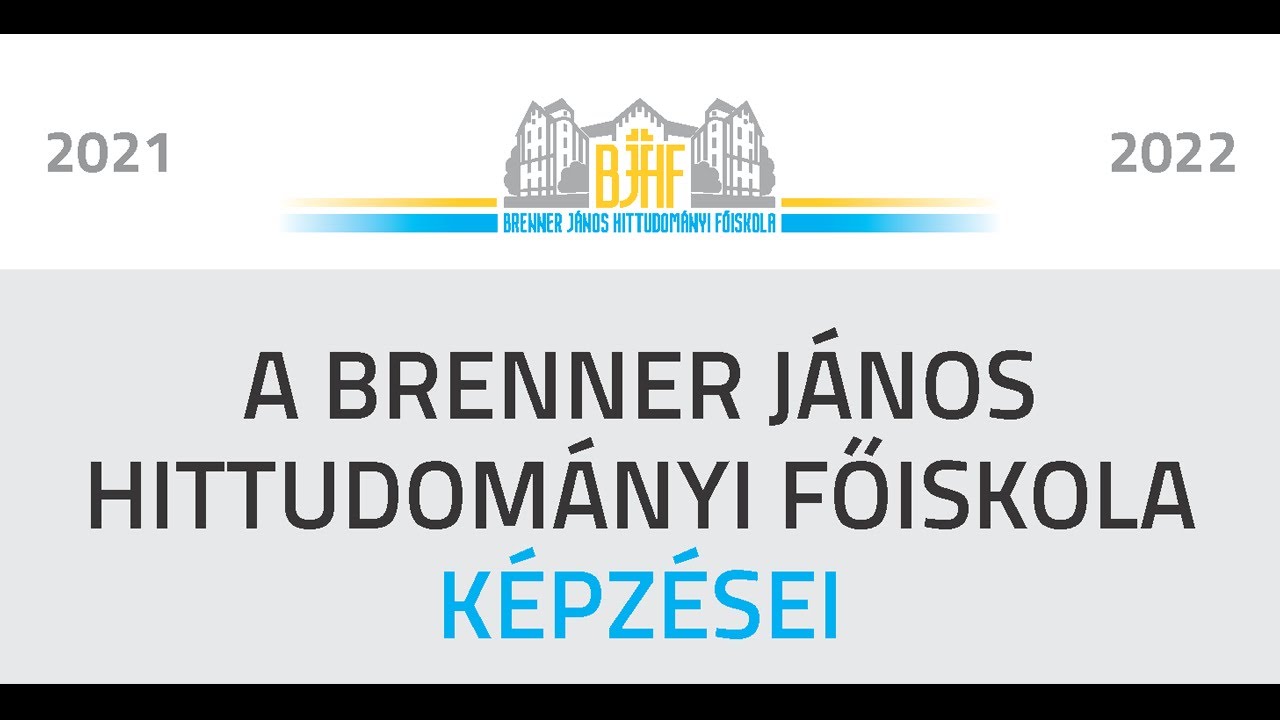 Tanár-, katekéta- és kántorképzés a Brenner János Hittudományi Főiskolán