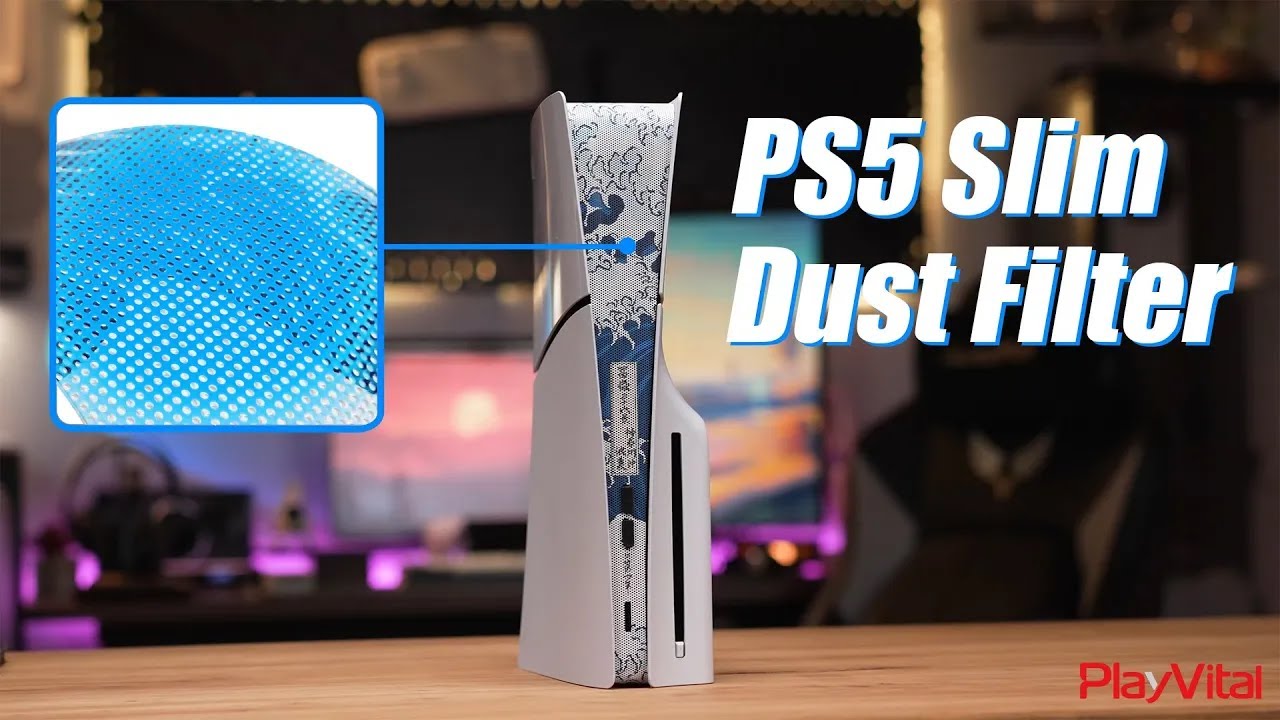 PS5 Slim Console Dust Filter - PlayVital