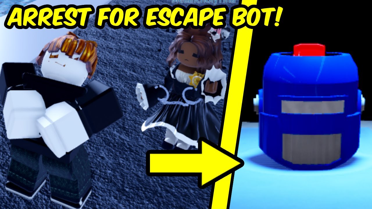 If you arrest me, I give you ESCAPE BOT! | Roblox Jailbreak