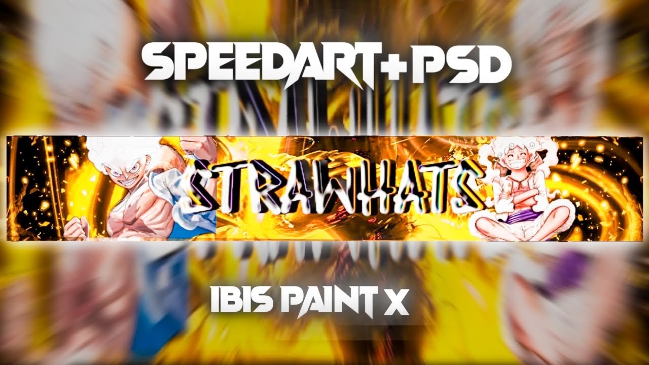 Anime Header Tutorial In IbisPaintX | Twitter Header Speedart Tutorial + PSD