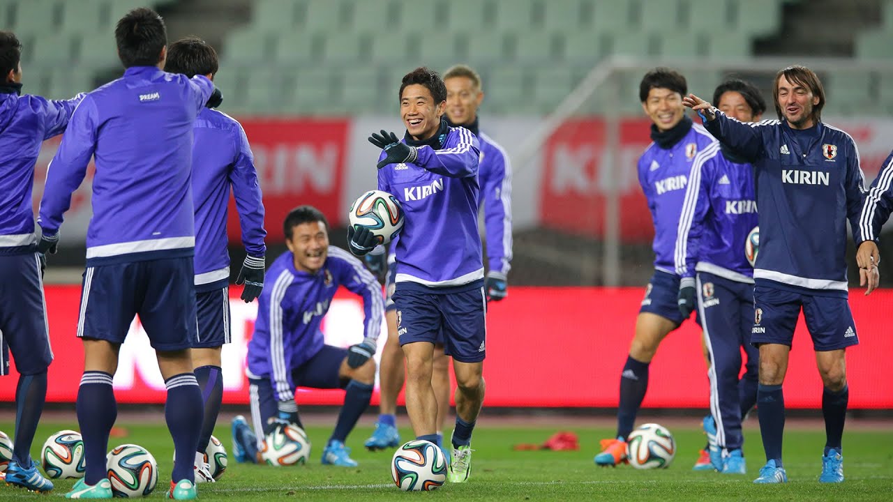 【日本代表大阪合宿】 11/17 オーストラリア戦の会場で前日公式トレーニング