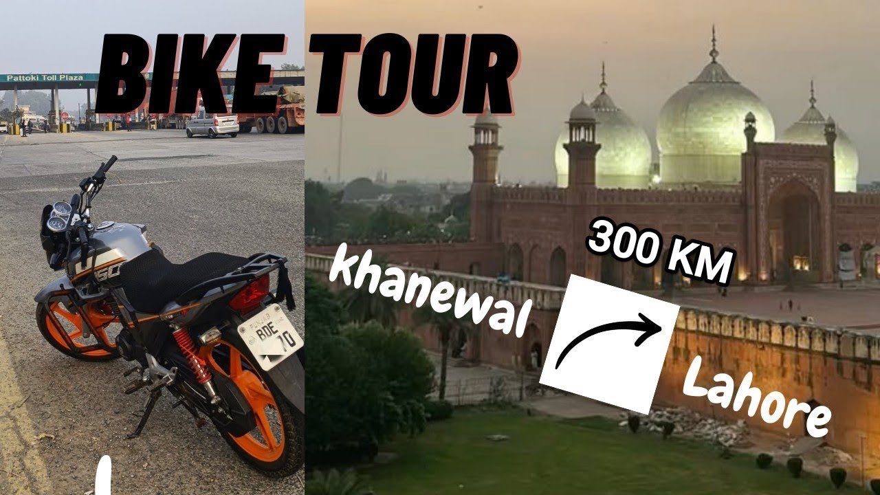 Khanewal to Lahore On bike-||#hondacb150f 