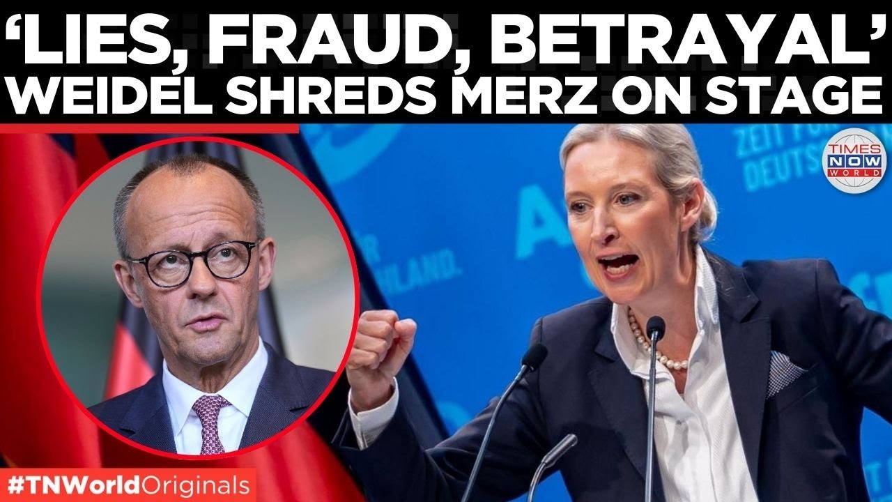 Alice Weidel DESTROYS Merz in Bundestag Budget Clash | Times Now World