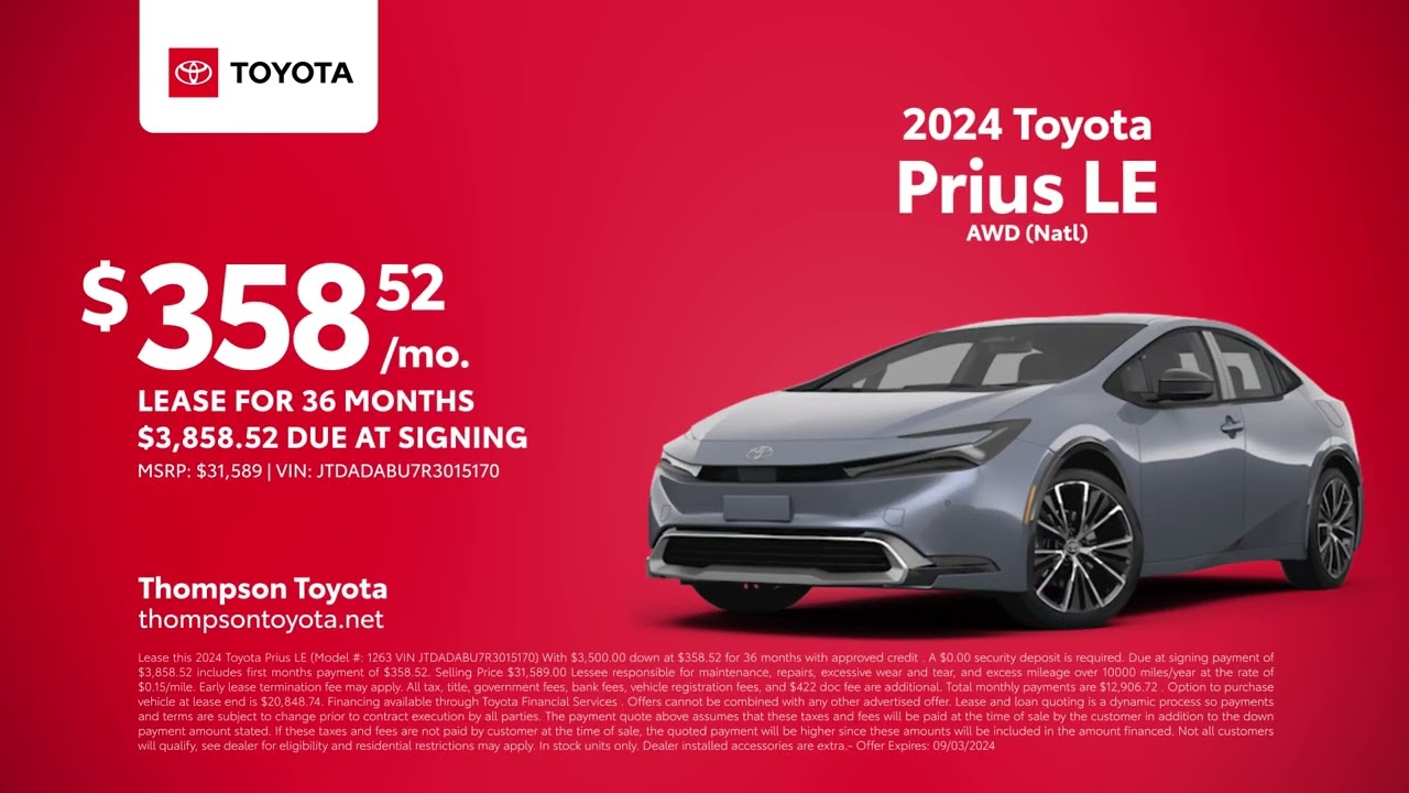 Toyota Prius 08/06/2024 4151728