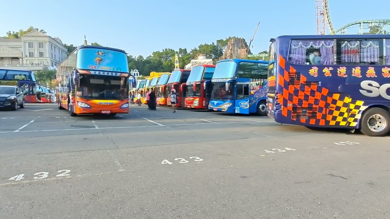 富灥通運畢旅車隊離場