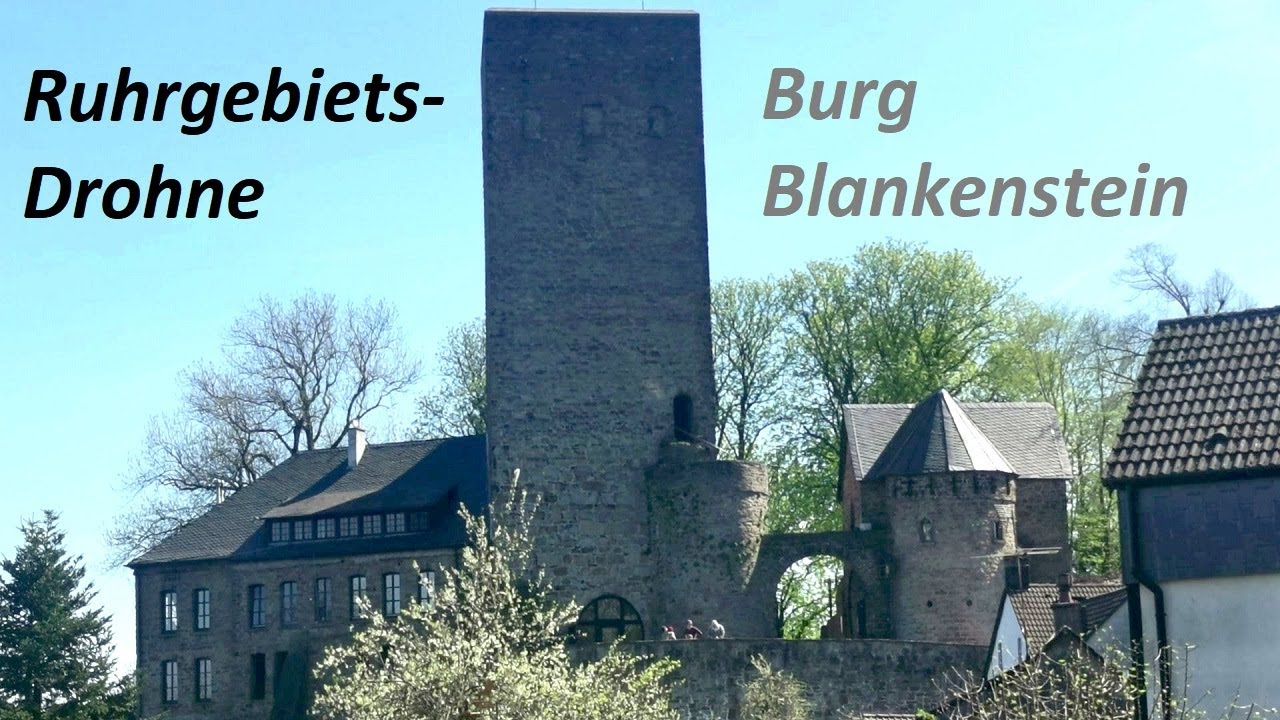 Das Ruhrgebiet von oben: Hattingen; Burg Blankenstein