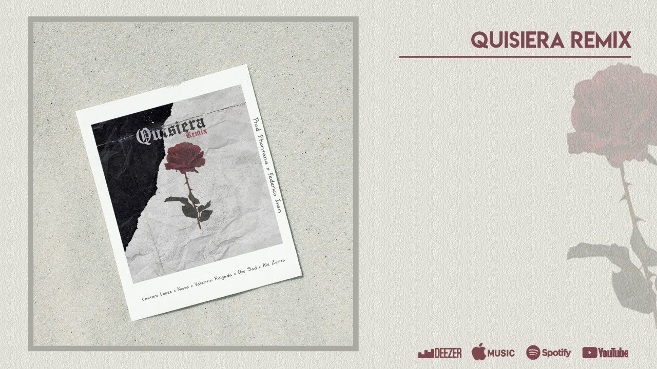 Quisiera Remix - Lautaro López x Nissa x Uve Sad x Ale Zurita x Valentin Reigada
