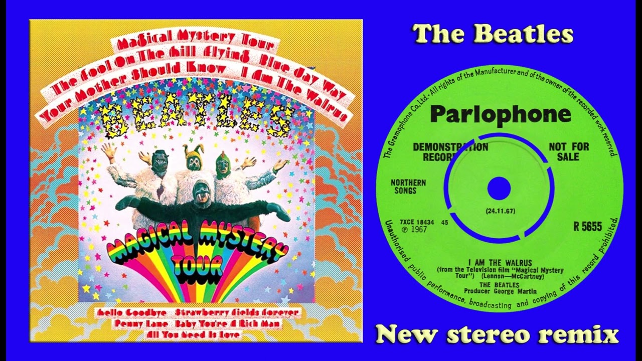 The Beatles - I Am The Walrus 2024 stereo remix